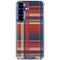 Red and Blue Plaid Galaxy S25 Clear Case